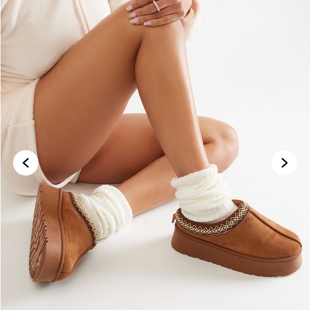 Cozy Brown Slip-On Women's Shoes